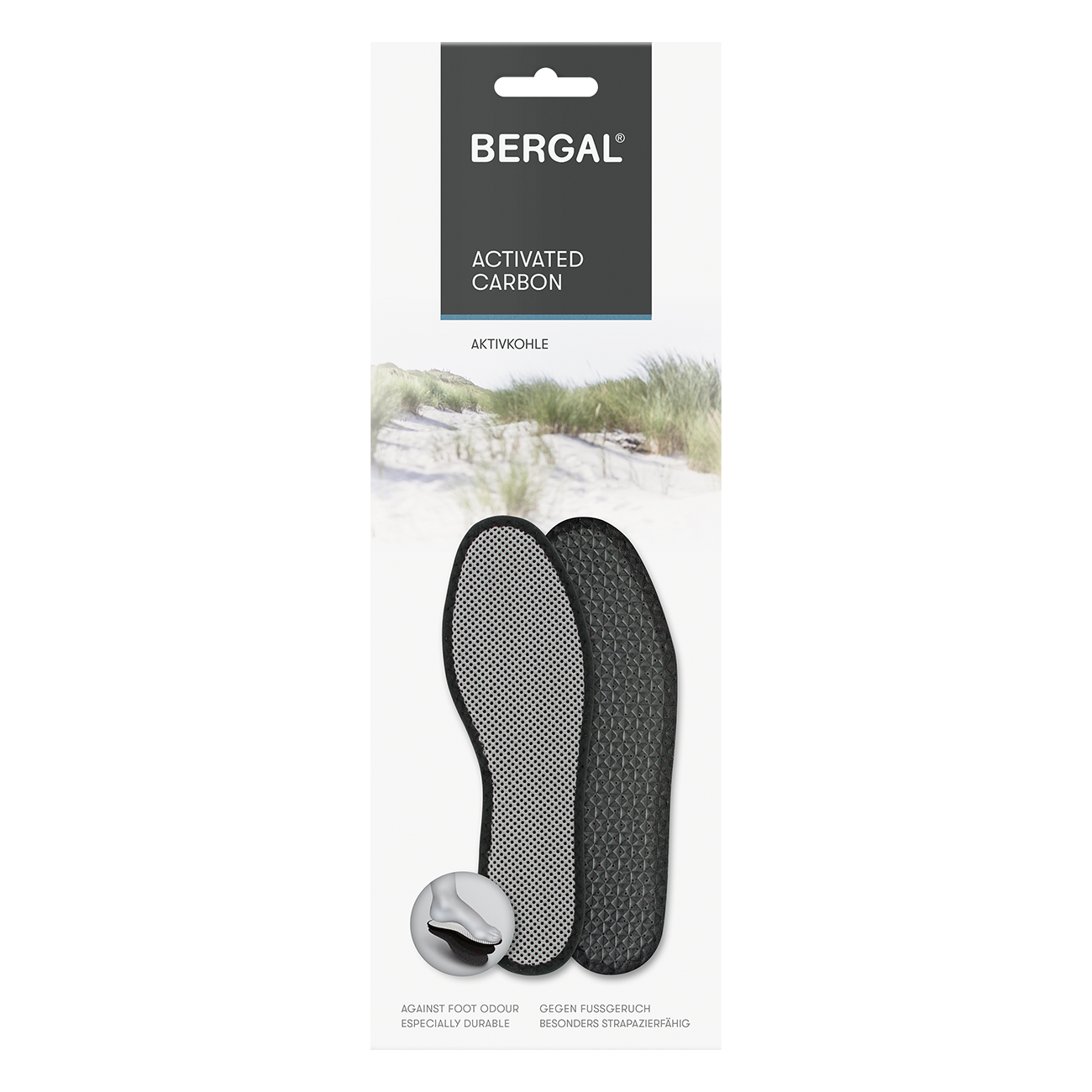Bergal 86947 Activated Carbon, Einlagesohle