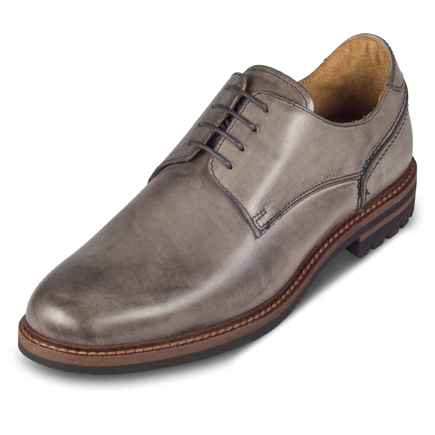 Nicola Benson | Herren Schnür-Halbschuh mit robuster Gummisohle, Kalbsleder, handgefertigt