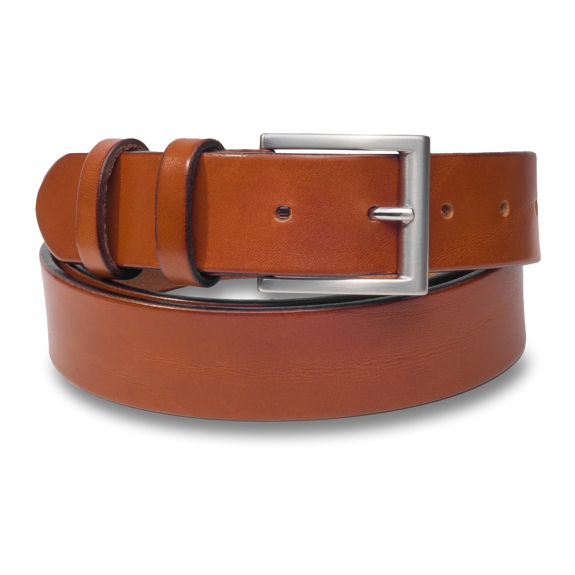 Ledergürtel cognac braun 3,5 cm breit