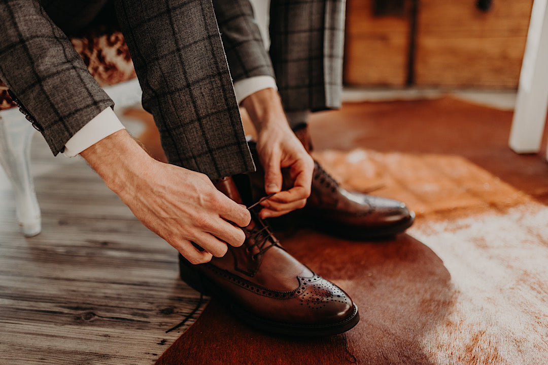 Italienische Herrenschuhe aus Leder, handgefertigt bei Sisento