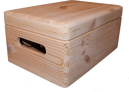 Schuhputzkiste mit Burgol & Solitaire Pflegeprodukten - 17teilig, Kiefernholz