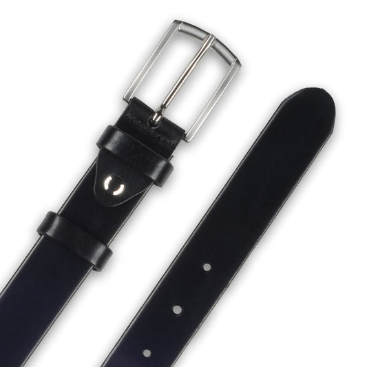Gürtel Herren schwarz - Leder, Breite 3 cm, kürzbar